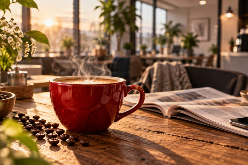 Kaffeepause mit Comretix